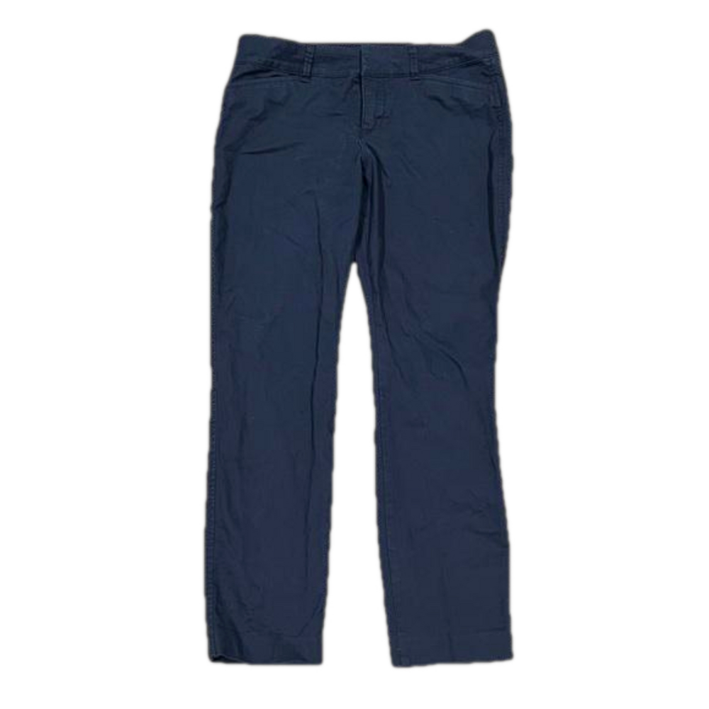 Old Navy Mid-Rise Navy Blue Pixie Pants - Size 4 Petite